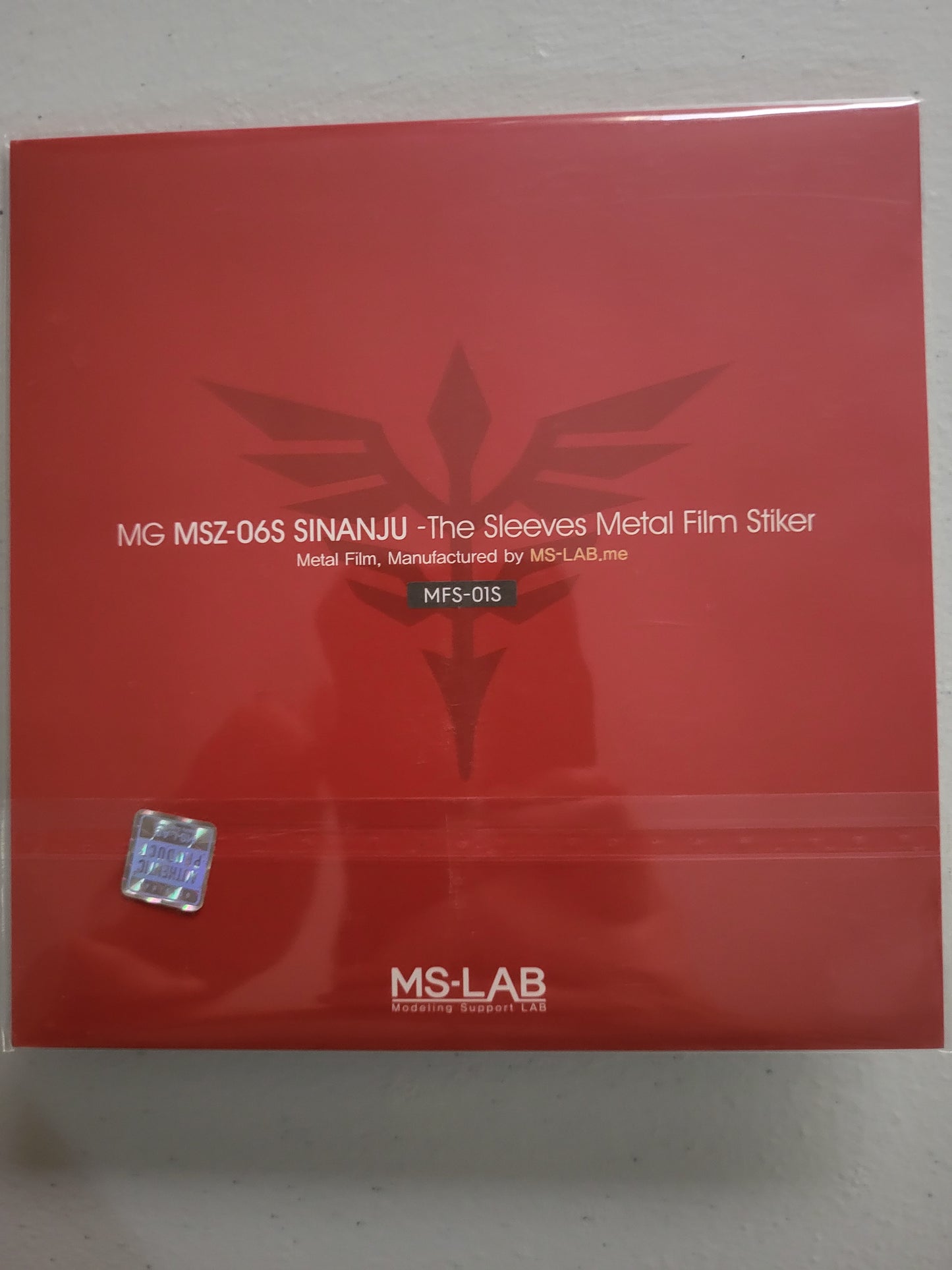 MS-LAB SLEEVES METAL FILM STICKER FOR METAL MG 1/100 SINANJU