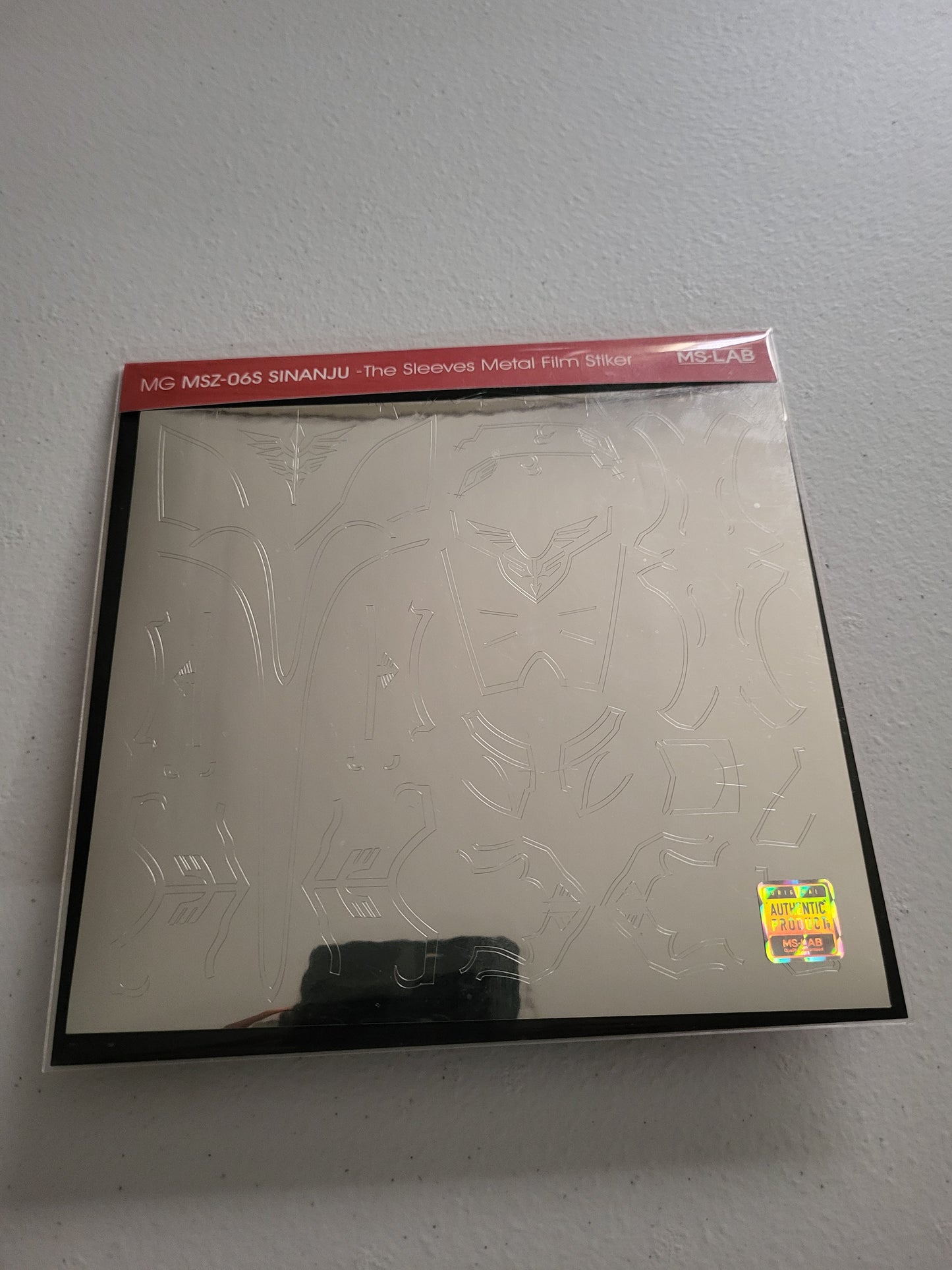 MS-LAB SLEEVES METAL FILM STICKER FOR METAL MG 1/100 SINANJU