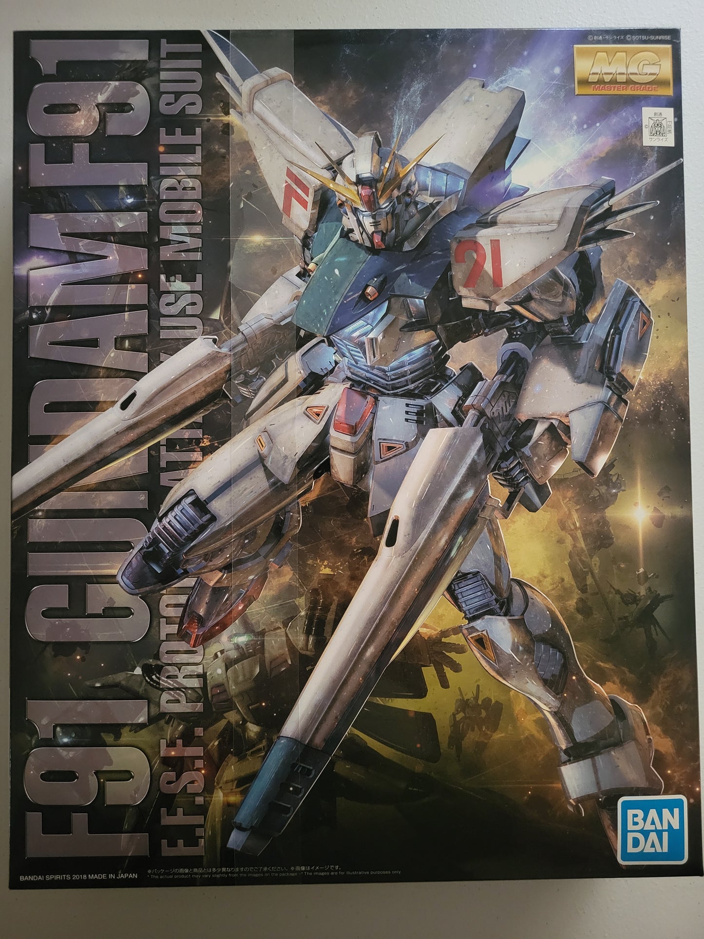 MG 1/100 F91 GUNDAM 2.0