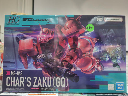 HG 1/144 CHAR'S ZAKU (GQUUUX)
