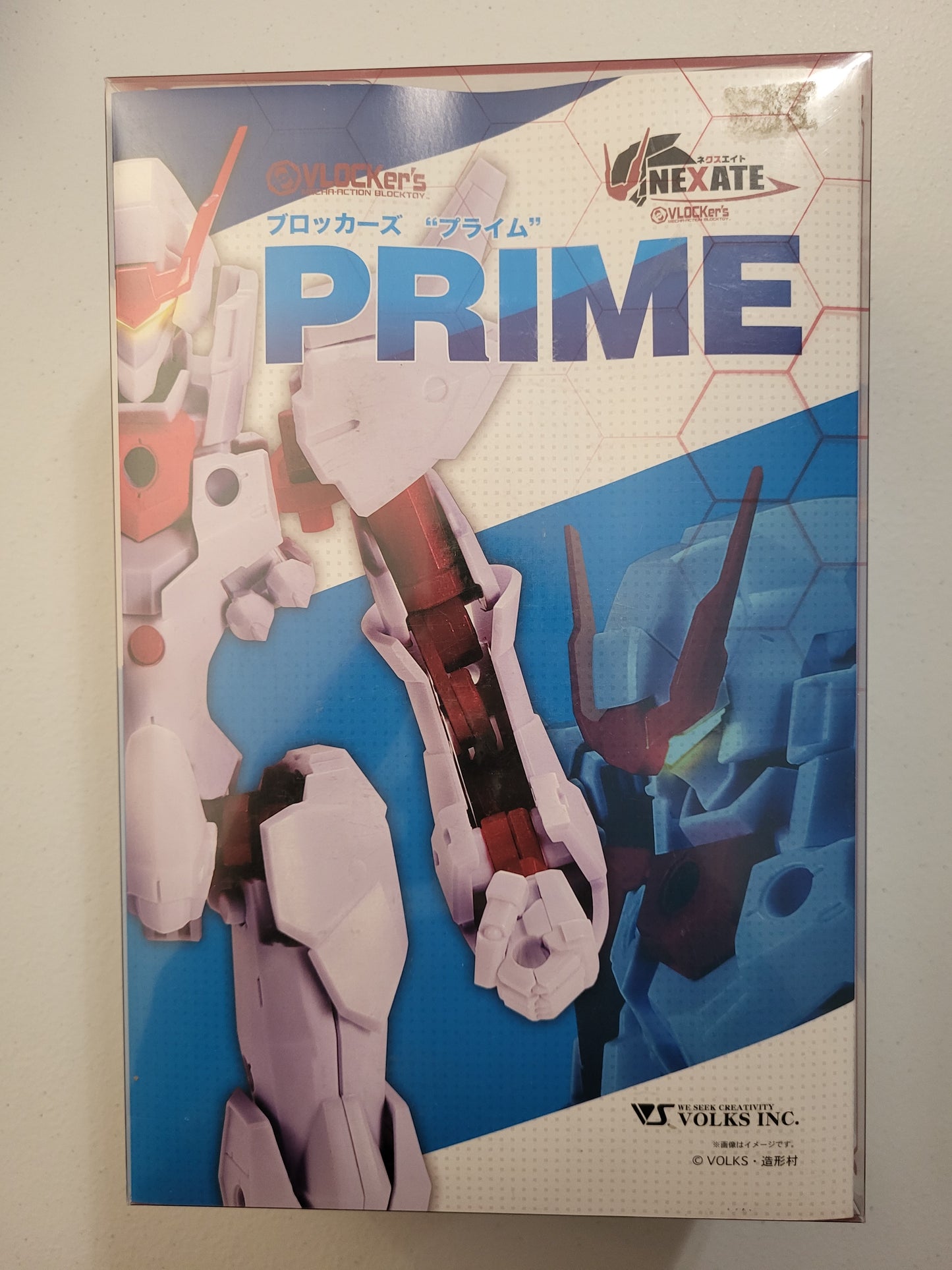 VLOCKer's NEXATE PRIME (white/clear red)