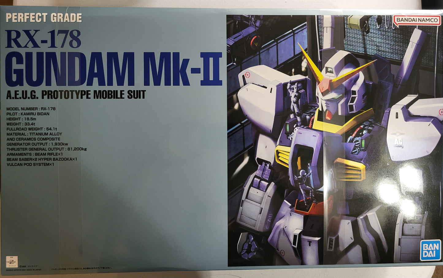 PG 1/60 RX-178 GUNDAM MARK-II (A.E.U.G.)